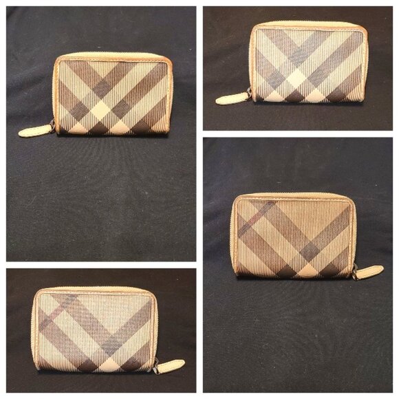Burberry Handbags - Burberry Nova Check Smokey Taupe small wallet